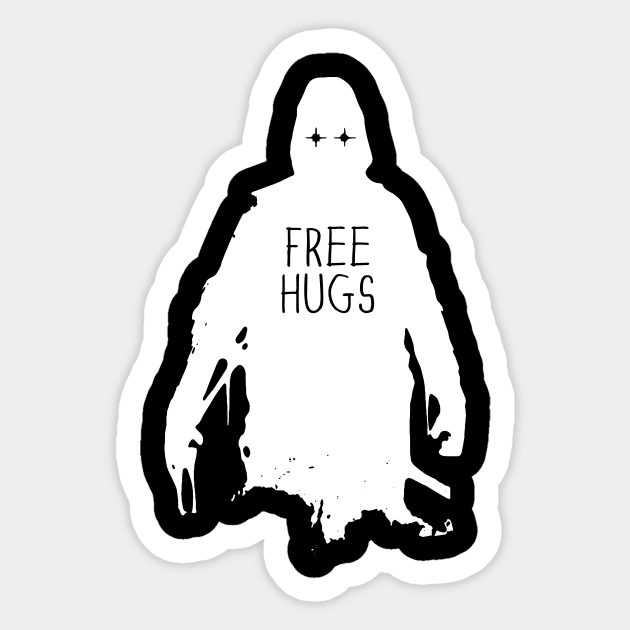 Free Hugs Sticker by futiledesigncompany